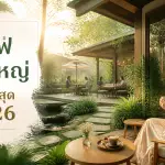 คาเฟ่บางใหญ่ The Move Coffee Garden สวยที่สุด 2026