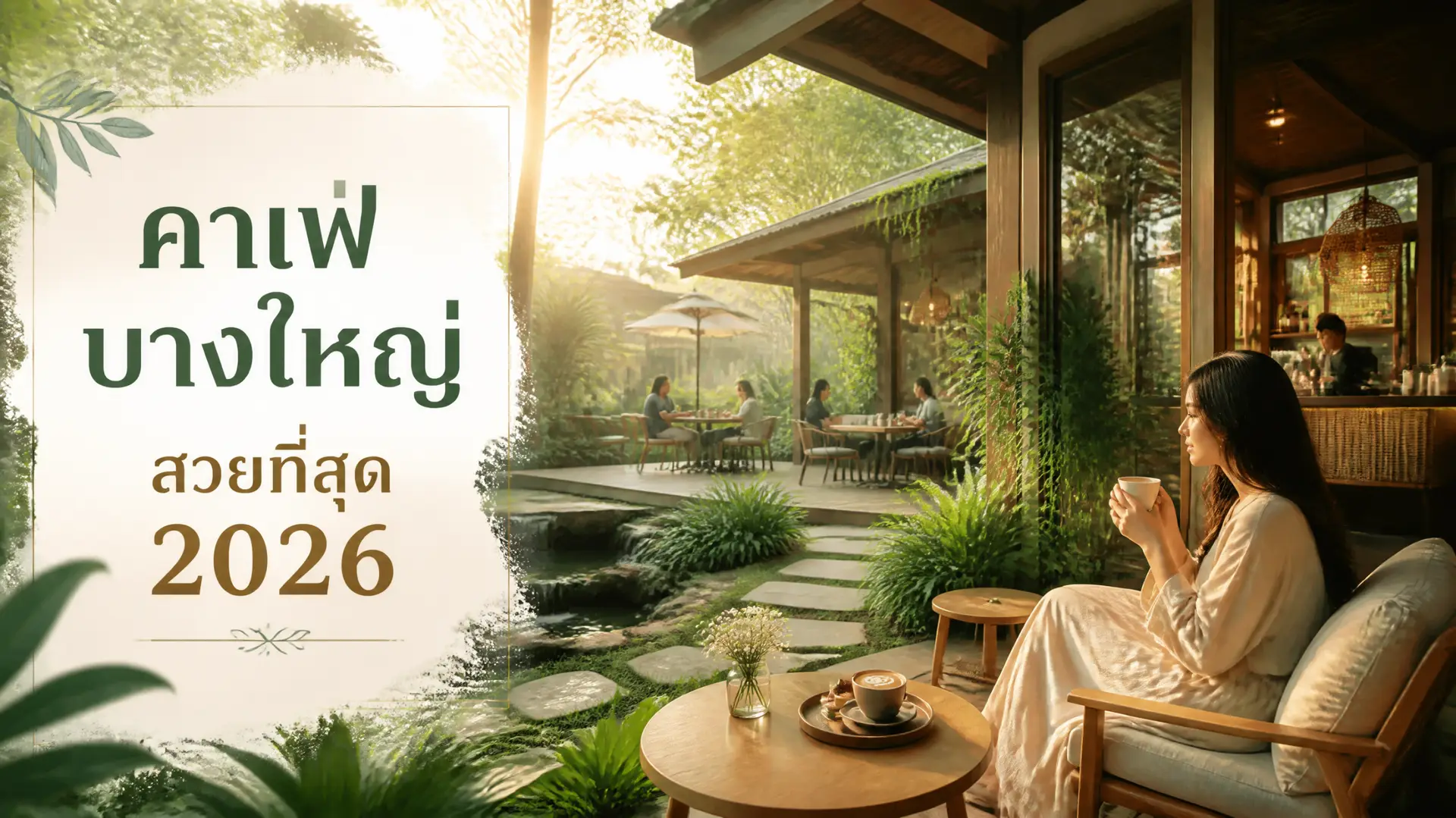 คาเฟ่บางใหญ่ The Move Coffee Garden สวยที่สุด 2026