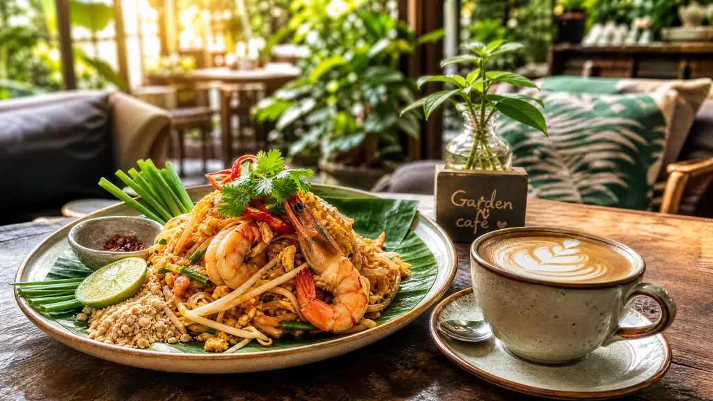 ร้านลับบางใหญ่ที่คุณต้องลอง! อาหารตามสั่งรสเด็ดและบรรยากาศสวนสุดชิลที่ The Move Coffee Garden