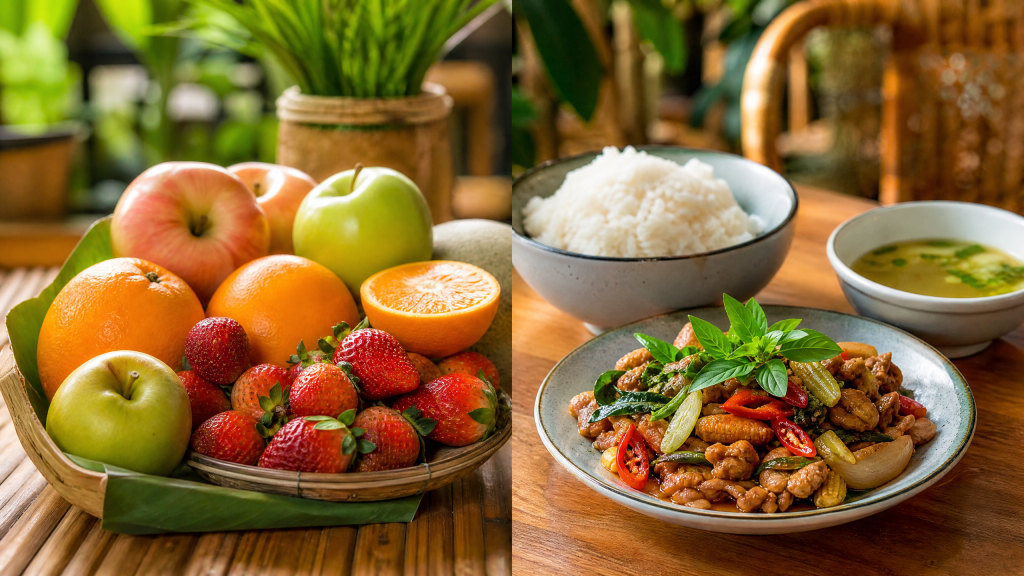 🍎 กินผลไม้แทนข้าว… ทางลัดลดน้ำหนัก หรือ ทางด่วนสู่พุงกะทิ? ที่ The Move Coffee Garden เรามีคำตอบ!